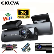 EKLEVA 2K Dash Cam for Car Camera Wifi Dvr Dashcam 24h Parking Monitor Mini Front and Rear Dual Dvrs