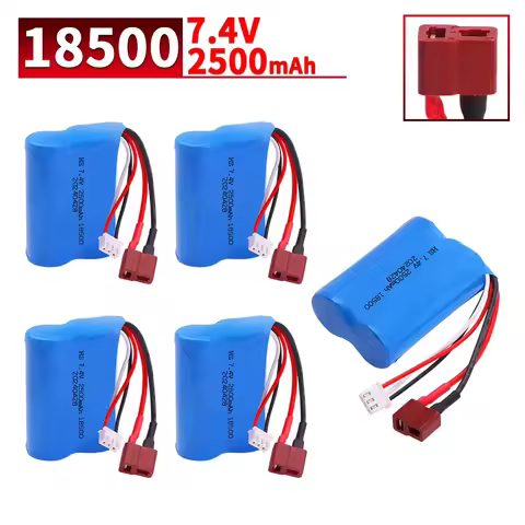 18500 7.4v 2500mAh Li-ion battery For HBX 16889 16889A 16890 16890A SG1601 SG1602 1/16 RC truck/cars