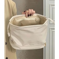 【ks1219.my】 旅行大容量外出云朵化妆包双层女便携式化妆品收纳化妆包大容量袋Travel Large Capacity Cloud Makeup Bag Double layered Fema