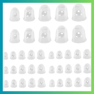 40 Pcs Fingertip Protectors, 5 Sizes Ukulele Finger Caps,for Guitar Ukulele Stringed Instruments tuk