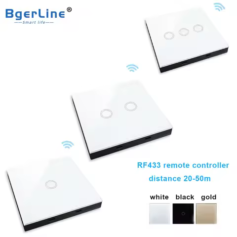 RF433 433MHz stick switch control wall touch panel sticky wireless RF remote controller transmitter 