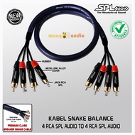 SPL AUDIO CSB-04 - Kabel Snake Premium 4x RCA SPL to 4x RCA SPL AUDIO -
