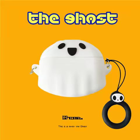 3D Cute cartoon Ghost Wireless Bluetooth headset Cases For Shokz OpenFit 2 + T921 2025 Soft silicone