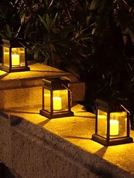 太陽能掛燈,閃爍蠟燭防水led燈,適用於桌子、露台草坪、戶外、派對裝飾