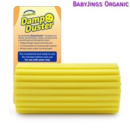 Scrub Daddy Damp Duster, Yellow or Silver Magical Sponge for Cleaning