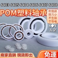 Nylon POM Plastic Bearing 6403 6405 6404 6406 6407 6408 Acid Alkali Resistant Corrosion Engineering 