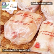 1kg chicken whole small - ayam utuh kecil frozen - brand SoGood