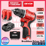 DEVON 5208-Li-12Z / 5208-Li-12 12V Brushless Cordless Driver Drill