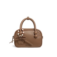 TOUTOU Women Bowling Bag Handbag Replica Boston Mini Bag Luxury Designer One Shoulder Crossbody Bag 