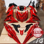 Coverset Y15 V1 V2 Sniper GP 2020 Red Candy Ysuku Y15V1 Y15V2 Yamaha Cover Set Sniper Merah Fiery Re
