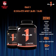 Rule 1 R1 Protein 100% Whey Hydrolyze Isolate 1lbs 2lbs 5lbs - Whey Protein Isolate,Muscle Recovery
