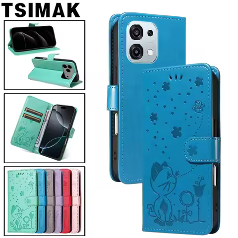 Leather Case For OPPO A3 A5 A6 Pro A6T A6C A6S A6K A3X A5X A40 A40M A60 OppoA6 X A6Pro 4G 5G Phone C