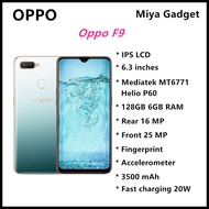 Oppo F9 6GB RAM 128GB ROM 6.3 inch 16MP Dual Camera LTE Used Condtion (95% As Like New) Original SmartPhones
