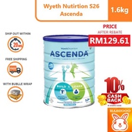 [RM 129.61 AFTER SHOPEE COIN REBATE] Wyeth Nutirtion S26 Ascenda 1.6KG