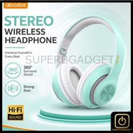 abodos Cute Bass Wireless Headphone | Foldable Bluetooth Headset | Lightweight Music Headphone for K