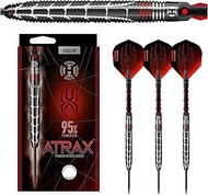 Harrows Atrax 95% Tungsten Darts | Darts Set with Steel Tip | 21g, 22g, 23g, 24g, 25g & 26g | Includ