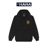 [สินค้าใหม่] HARA เสื้อกันหนาวฮู้ดดี้ แบบสวมหัว แขนยาว รุ่น HMTL-0030-02 สีดำ (เลือกไซส์ได้)