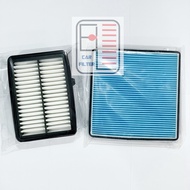 (PROMO 2sets $25) Engine air filter + aircon HIGH AIR FLOW filter for Honda Vezel HRV Shuttle Fit Jazz Freed