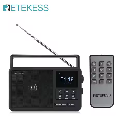 Retekss TR640 Internet Radio DAB Radio Portable FM Radio Thousands of Global Radio Stations Suitable