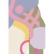 Colorful abstract carpet 150cm