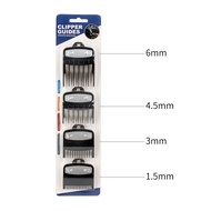 Guard Comb / Sepatu Clipper Guard Comb Berbagai Ukuran /4 Pcs Plat Besi Guard Comb Hair Clipper Mesi
