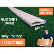 (READY STOCK) Wainscoting Border / Wall Skirting / Wainscoting Hard Plastic / Wall Border PVC