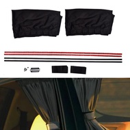 ⭐ BIG DISCOUNTS⭐2Pcs  Car Van SUV VIP Casement Curtain Anti- Sunshade Visor 50cmx47cm
