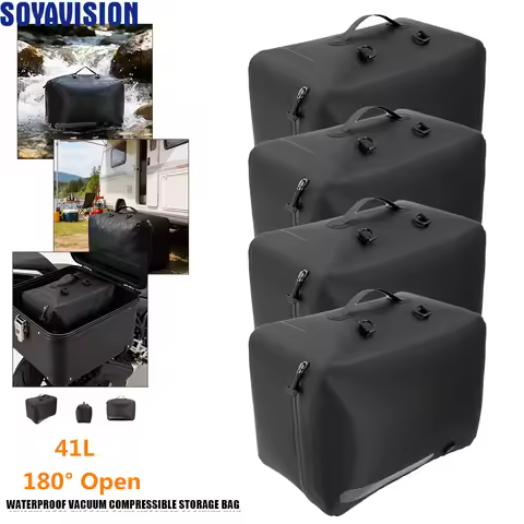 41L Reusable Travel Vacuum Bag 180° Open Compression Bags for Luggage Suitcase Backpack Home Storage