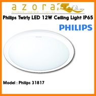 Philips 31817 LED 12W Twirly Ceiling Light IP65 ( 1 Set or 2 Sets )