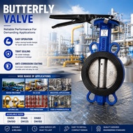 D71X‑16Q Manual Butterfly Valve Ductile Iron Body EPDM Gasket Flow Control Valve DN50 DN65 DN80 DN10