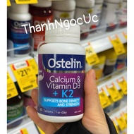 Ostelin Calcium & Vitamin D3 + K2 60 Tablets Vitamin D3 K2
