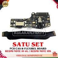 PCB CAS XIAOMI CONNECTOR CHARGER PAPAN CAS REDMI NOTE 10 4G / NOTE 10S WITH IC