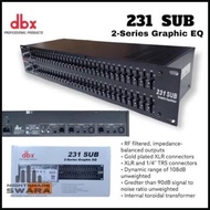 Dapatkan Segera Equalizer Dbx 231 Plus Sub / Dbx 231 + Sub / Dbx 231