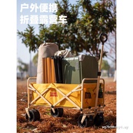 Camper Camper Outdoor Foldable Trolley Oversized Camper Picnic Trolley Trailer Camping Trolley