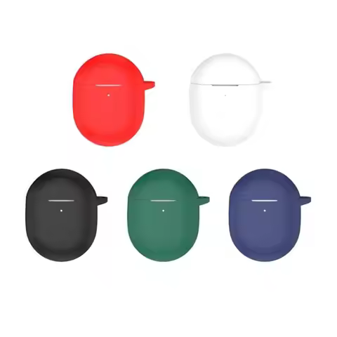 Silicone Earphone Protective Case Shockproof Anti-Scratch Protector With Hook Headphone Accessories 