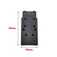 CNC Metal P320 Rear Sight Mount Plate Base Fit For SIG RMR SRO Universal Red Dot Sight Pistol