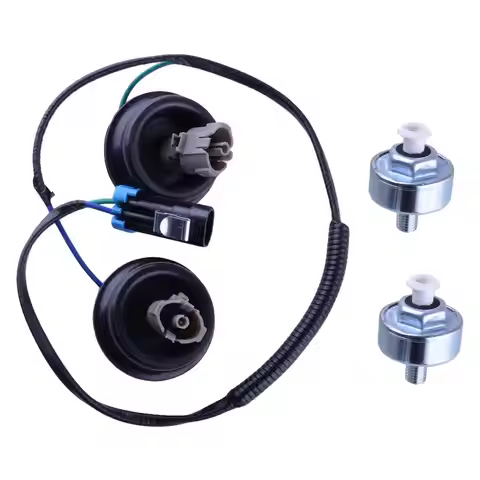 2Pcs 10456603 8104566030 Knock Sensor with Harness Kit Fit for Chevrolet Express Silverado GMC Sierr