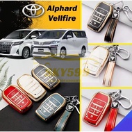 Toyota Vellfire Alphard Tpu Car Key Cover Casing Accessories