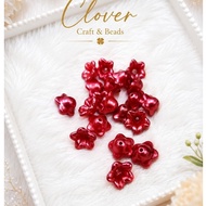 Peony Flower Acrylic Beads 10gr (37pc)(MIN CO 50k)