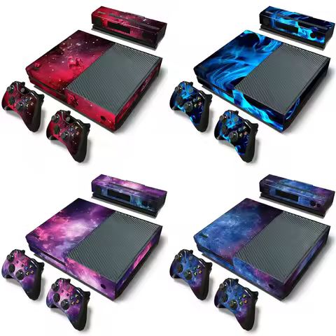 For XBOX One Console Skins Vinyl Sticker Protector Wrap Controllers & Kinect Cover
