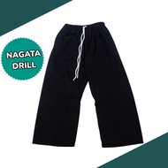 NAGATA DRILL BLACK SILAT PANTS / BLACK PANTS