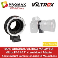 Viltrox EF-E II 0.71x Lens Mount Adapter for Canon EF-Mount Lens to Select Sony E-Mount Cameras EF-E