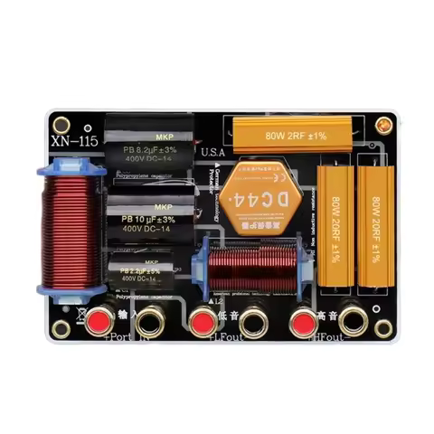 95AF Reliable 550W High Power 2 Channel Crossover Dividers 2000hz Frequency Clear Sound Output Good 