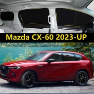 Car Sunshade for Mazda CX-60 2023-UP Fully Blackout Car Curtain Sunshade Sun Protection Privacy Side