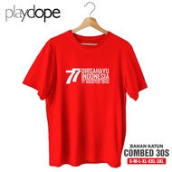 Playdope - 77th Indonesian Anniversary T-Shirt/17Th-2022 T-Shirt 17an Official 77th Indonesian Anniv