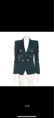 Balmain dark green blazer suit jacket coat (non Theory club monaco)西裝外套西裝褸