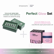 ( Perfect Glow Set ) Treasure New Gen A.V. Ceramic Skin Ampoule +  Treasure  PDRN Cellular Booster O