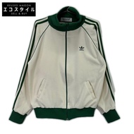Adidas 70 年代 Descente 白色運動外套，M 碼 [二手]