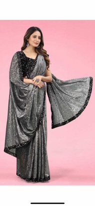 Bollywood velvet saree delivery 7-8 days
