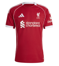 (Authentic) English Premier League 25-26 Liverpool home jersey Adidas short sleeved football jersey 